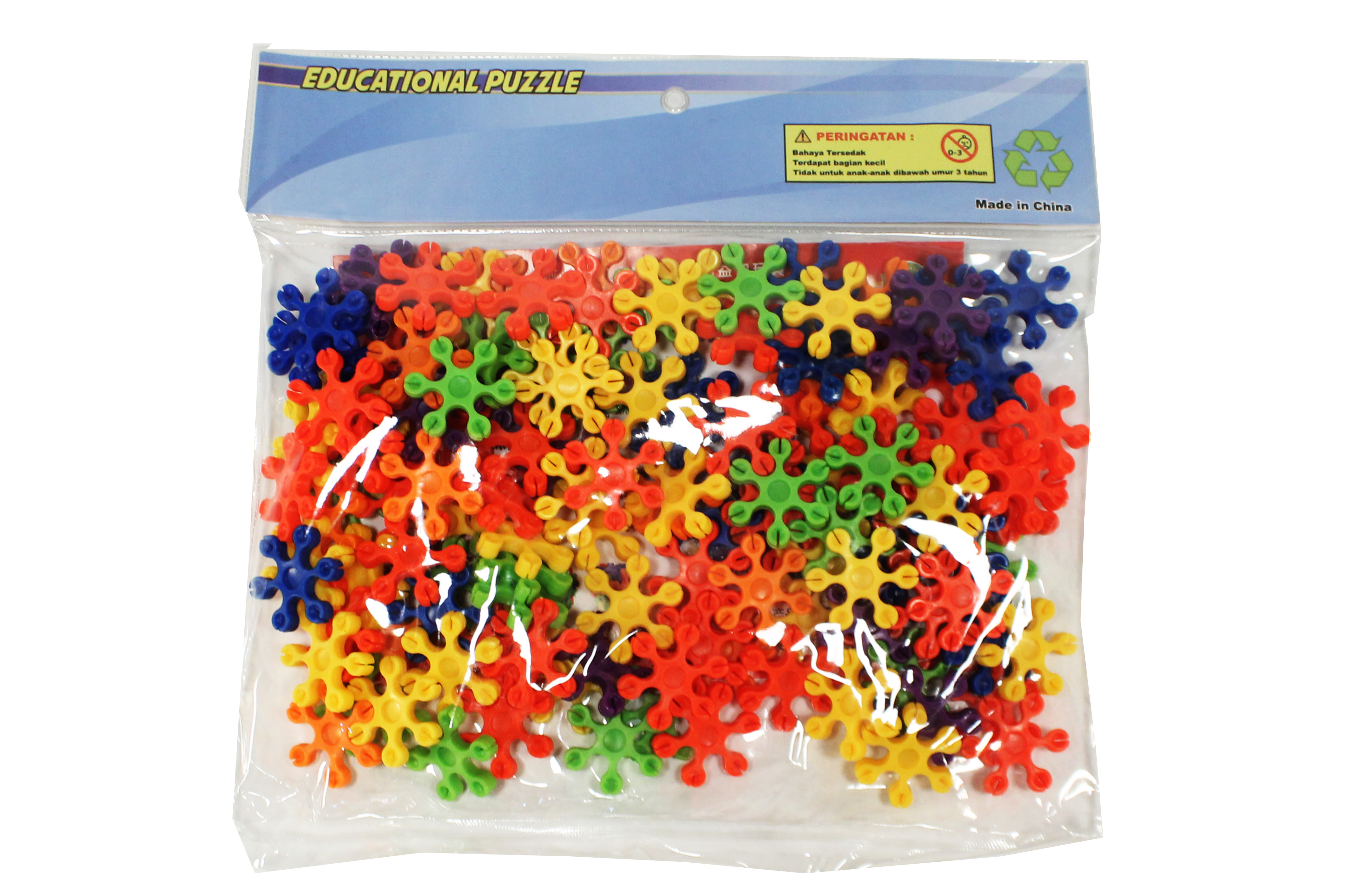 Lego Hexagonal Color Piece Building Ktg PVC @25
