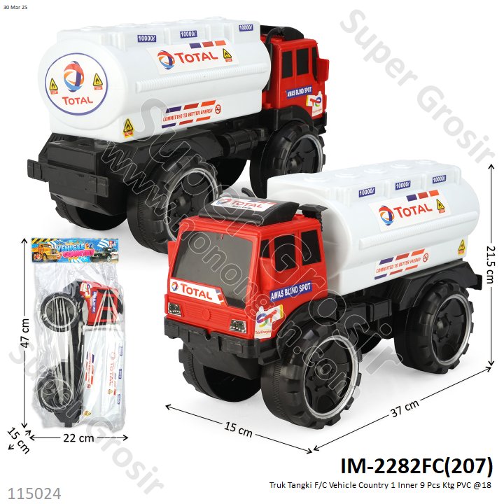 Truk Tangki F/C Vehicle Country 1 Inner 9 Pcs Ktg PVC @18