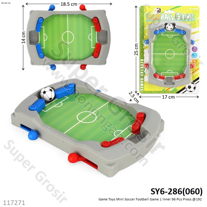 Game Toys Mini Soccer Football Game 1 Inner 96 Pcs Press @192