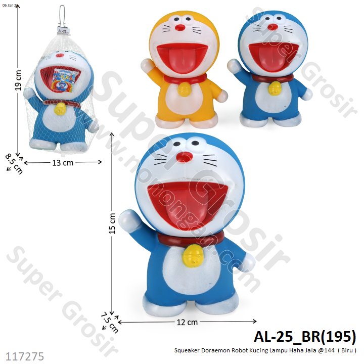 Boneka Cit-cit Doraemon Robot Kucing Lampu Haha Jala @144