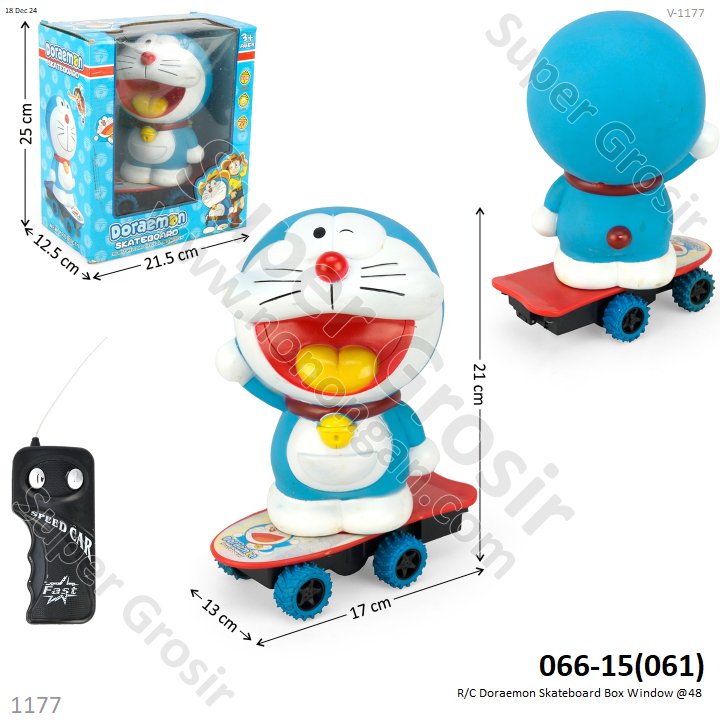 R/C Skateboard Doraemon Box Window @48