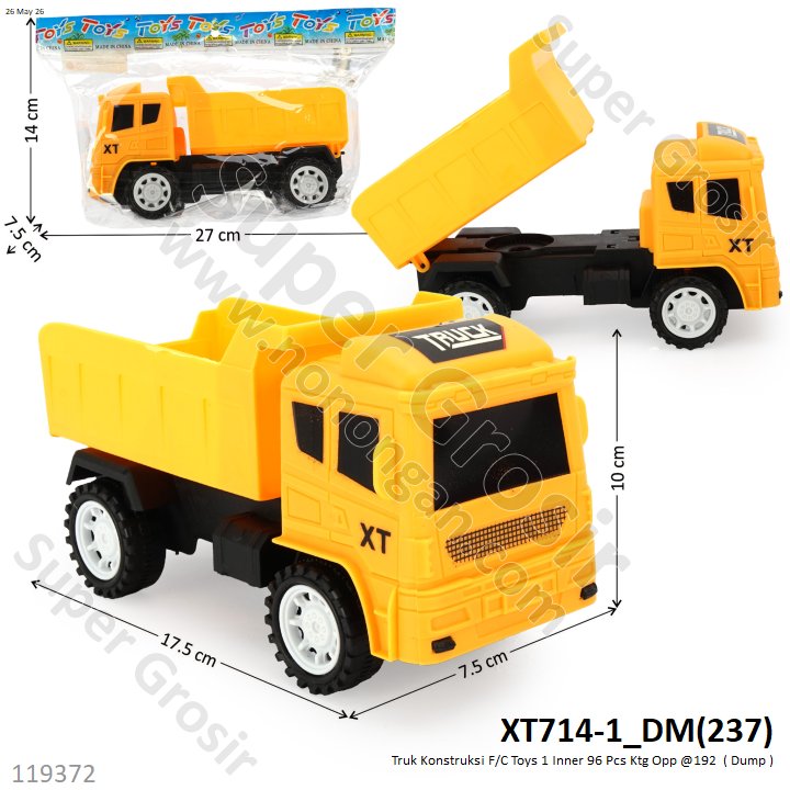 Truk Konstruksi F/C Toys 1 Inner 96 Pcs Ktg Opp @192