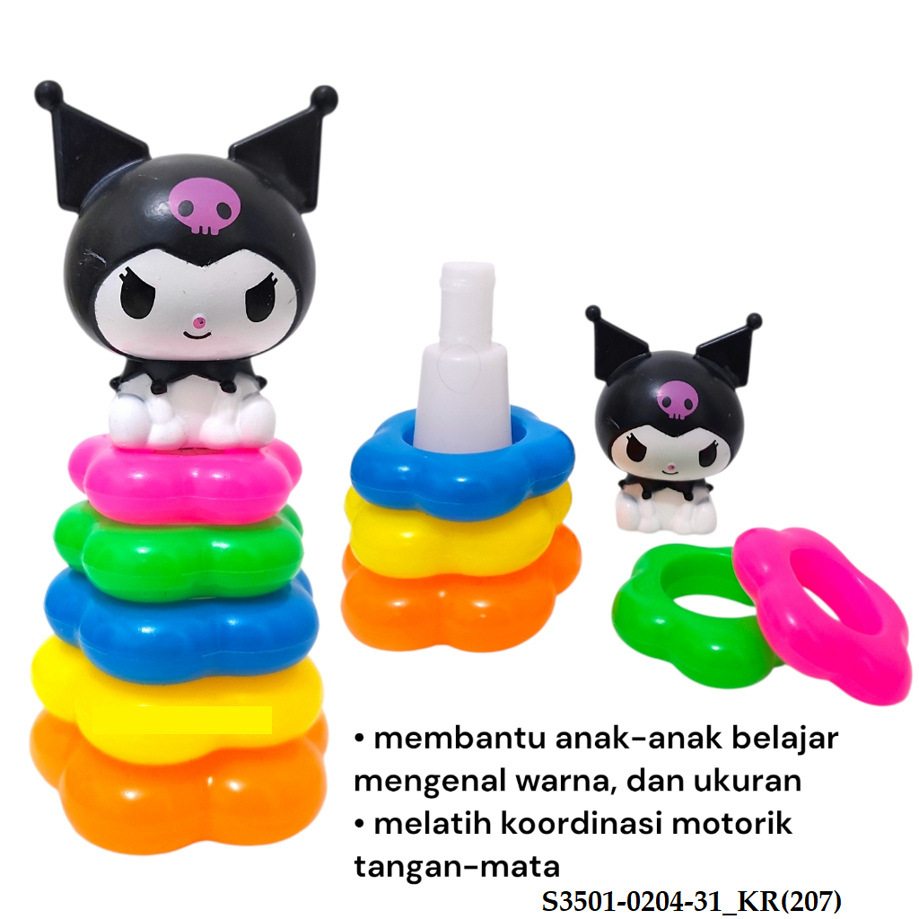 Ring Donat 5 Ring Karakter Sanrio Play 1 Inner 180 Pcs Jala @360