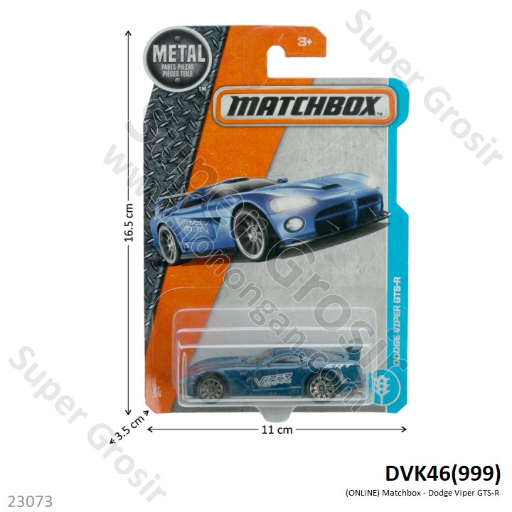 Hot Wheels Matchbox - Dodge Viper GTS-R