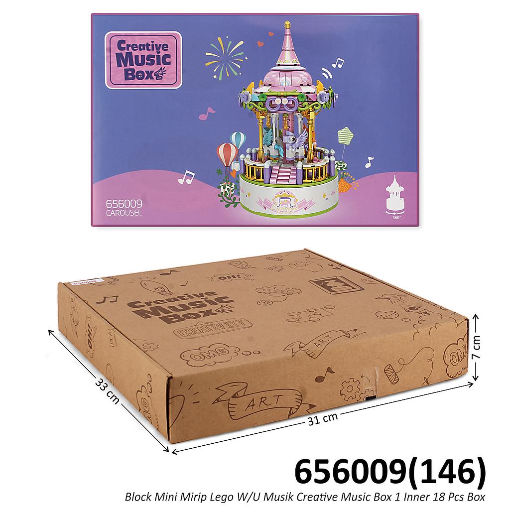 Kotak Musik Mini Block Komidi Putar W/U Musik Creative Music Box 1 Inner 18 Pcs Box @36