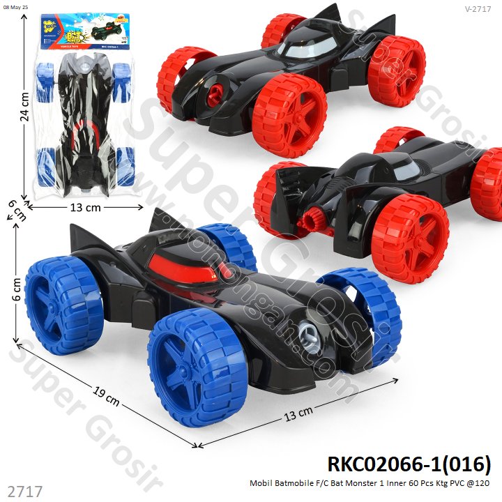 Mobil Batmobile F/C Bat Monster 1 Inner 60 Pcs Ktg PVC @120