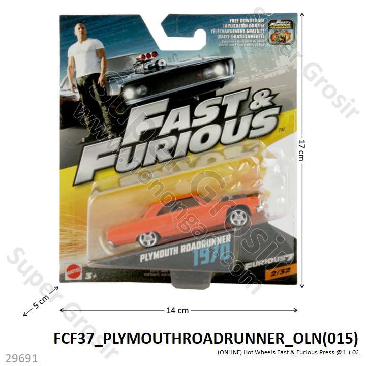 Hot Wheels Fast &amp; Furious Press @16