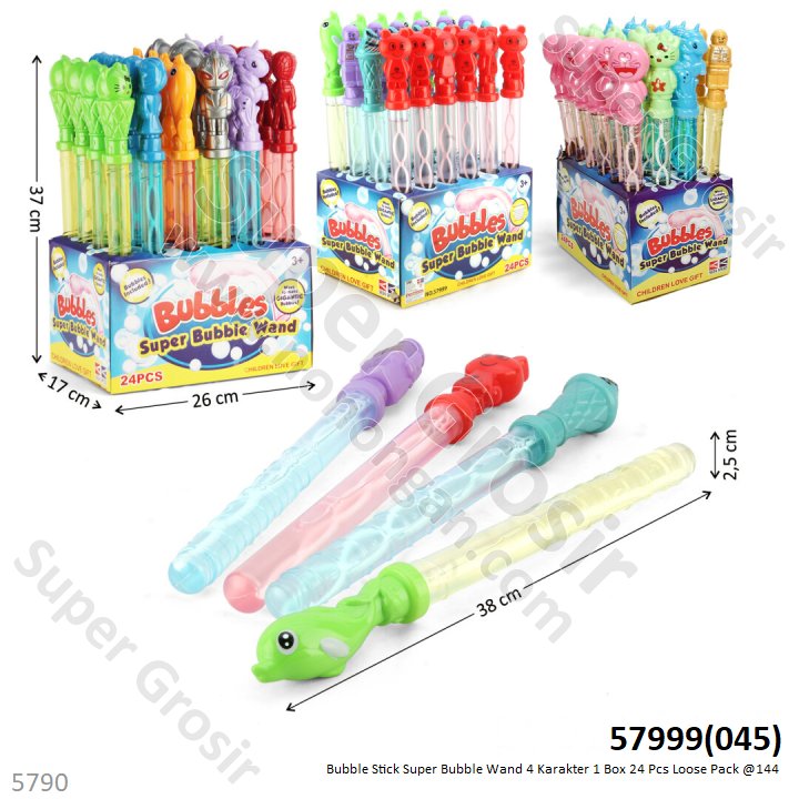 Bubble Stick Bubbles 1 Box 24 Pcs Loose Pack @144