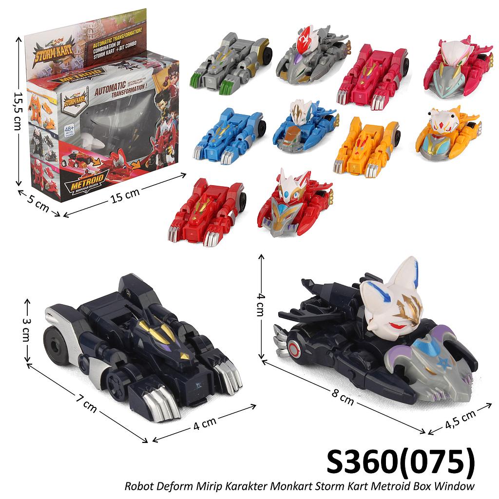 Robot Deform Monkart Storm Kart Metroid 6 Karakter Box Window @192