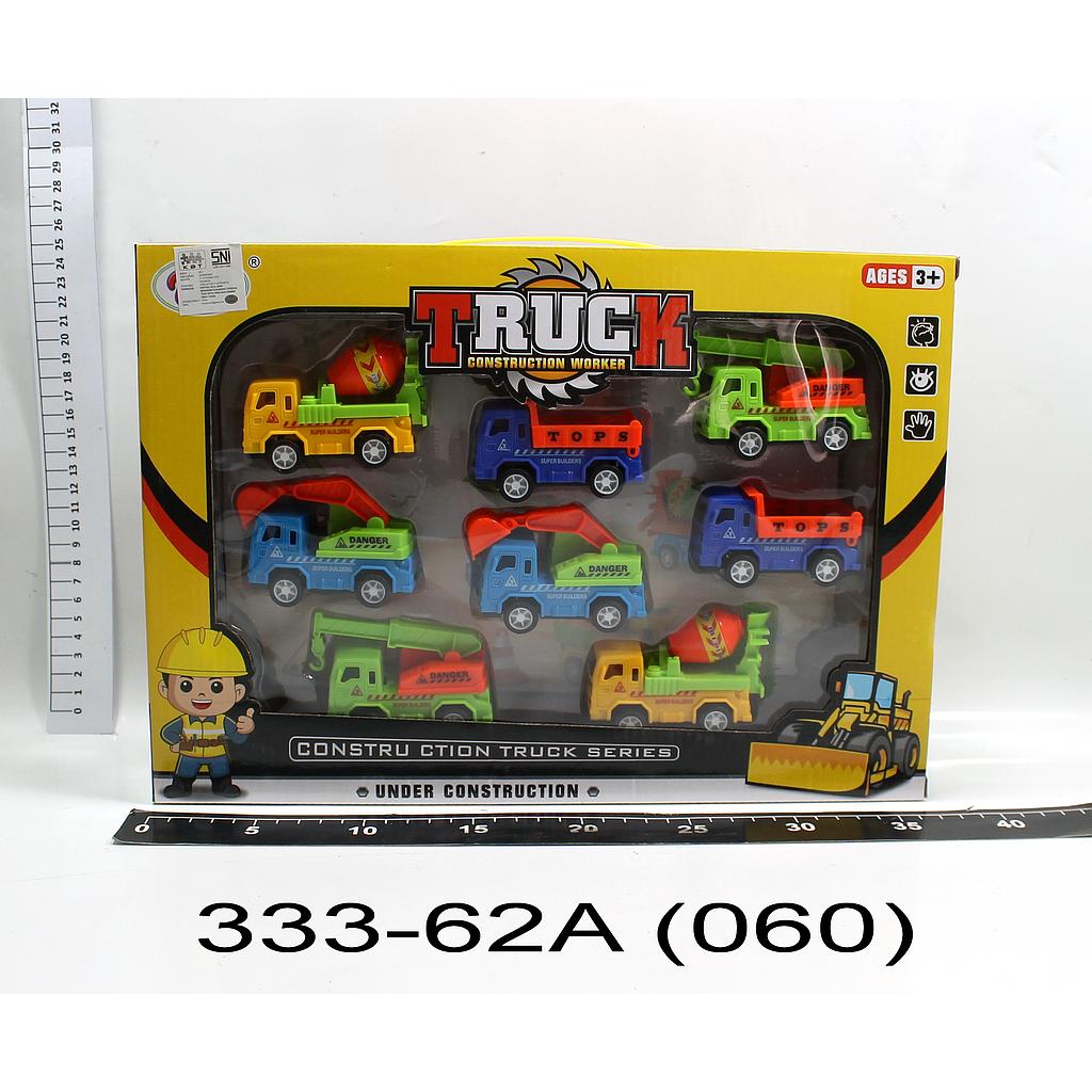 Truk Konstruksi 8 Pcs P/B Truck Construction Worker Box Window @48