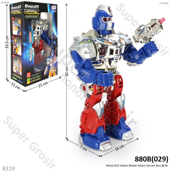 Robot B/O Robot Model Motor Deiven Box @36