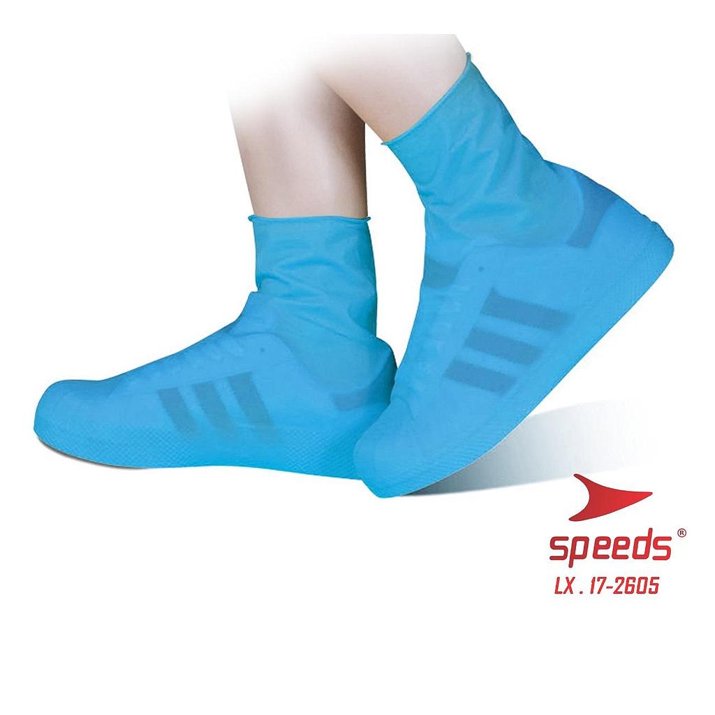 Jas Hujan Sepatu Cover Shoes Silikon Uk.M Blue Lx-2605 Ktg @200