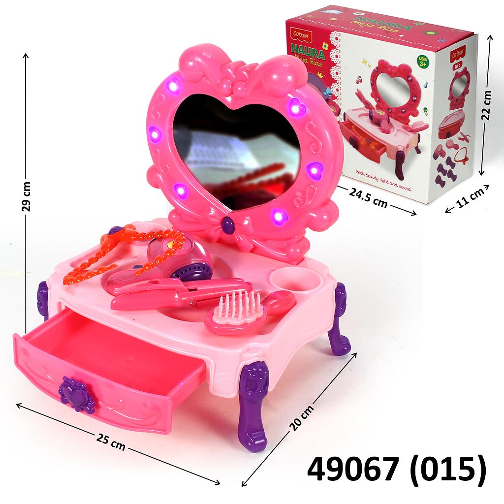 Make Up Set Meja Rias Naura Cotton Box @24