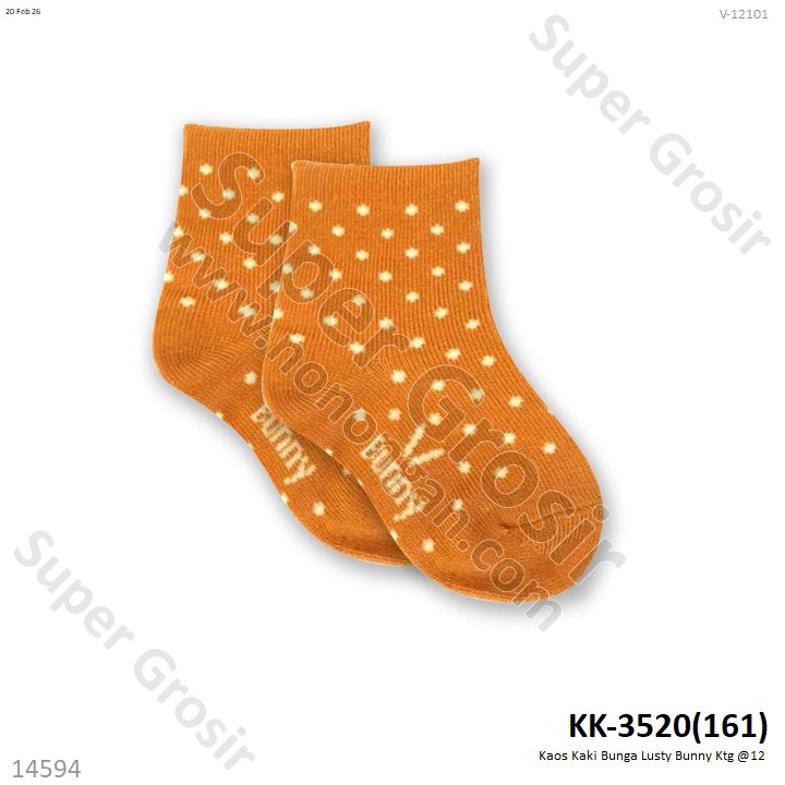 Kaos Kaki Bunga Lusty Bunny Ktg @12