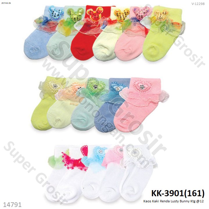 Kaos Kaki Renda Lusty Bunny Ktg @12