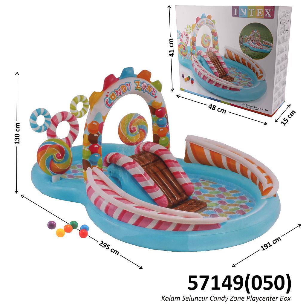 Kolam Renang Anak Intex Seluncur Candy Zone Playcenter Box @2