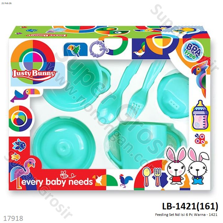 Feeding Set Nd Isi 6 Pcs Box Window