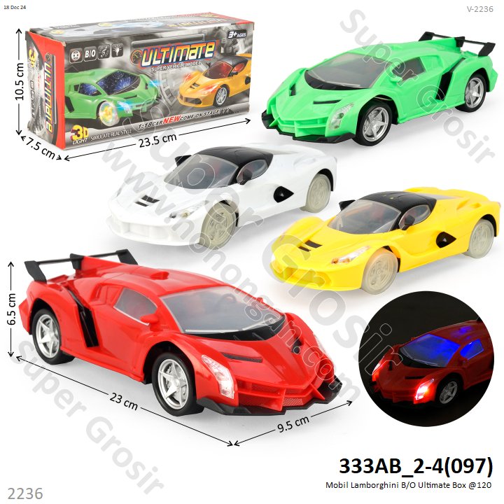 Mobil Sedan Lamborghini / Ferrari B/O Jalan Ultimate Box @120
