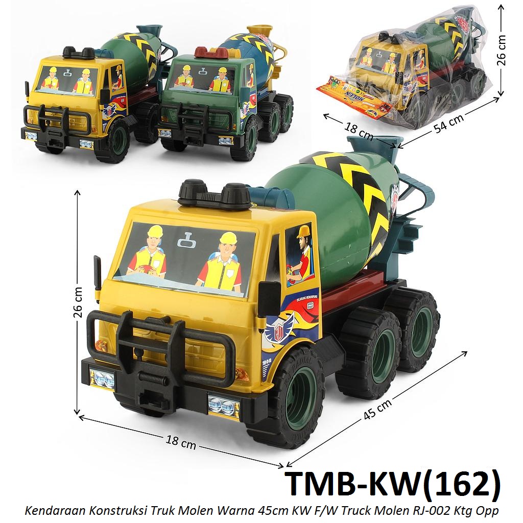 Truk Molen Tronton F/W 45 cm Warna KW Truck Molen RJ-002 Ktg Opp @15