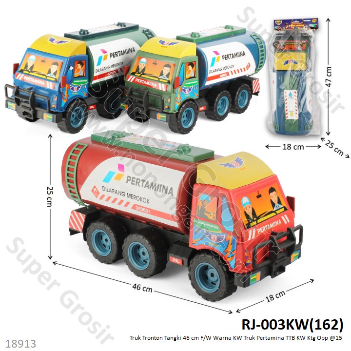 Truk Tangki Tronton F/W 46 cm Pertamina Warna KW RJ-003KW Ktg Opp @15 