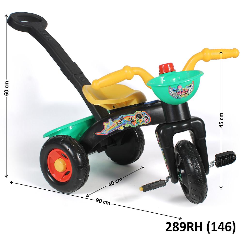 Tunggangan Sepeda Roda 3 Anak Happy Ktg PVC @6