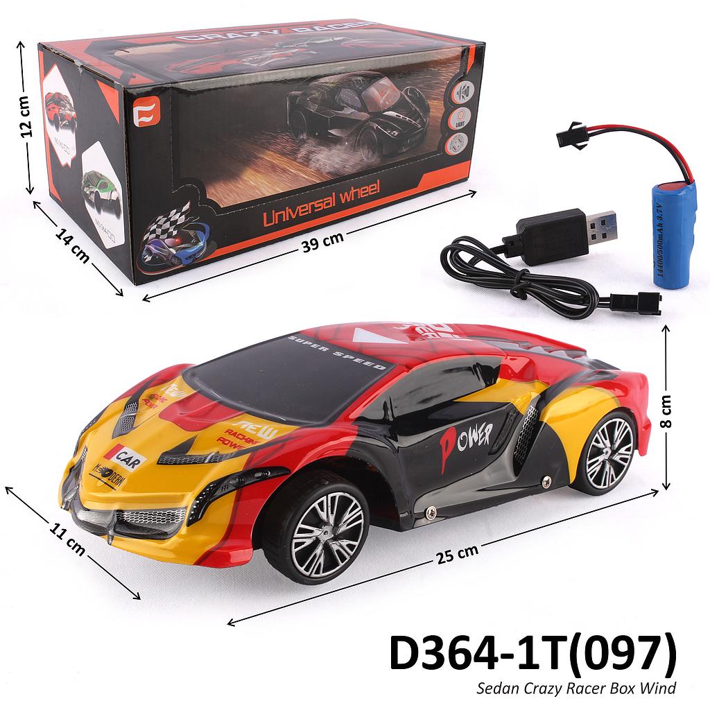 Mobil B/O Crazy Racer Box Window @96