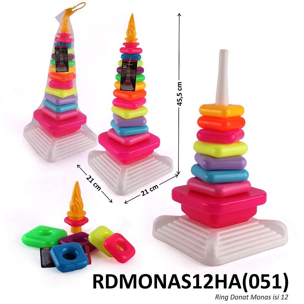 Ring Donat 12 Ring Kepala Monas Jala @48