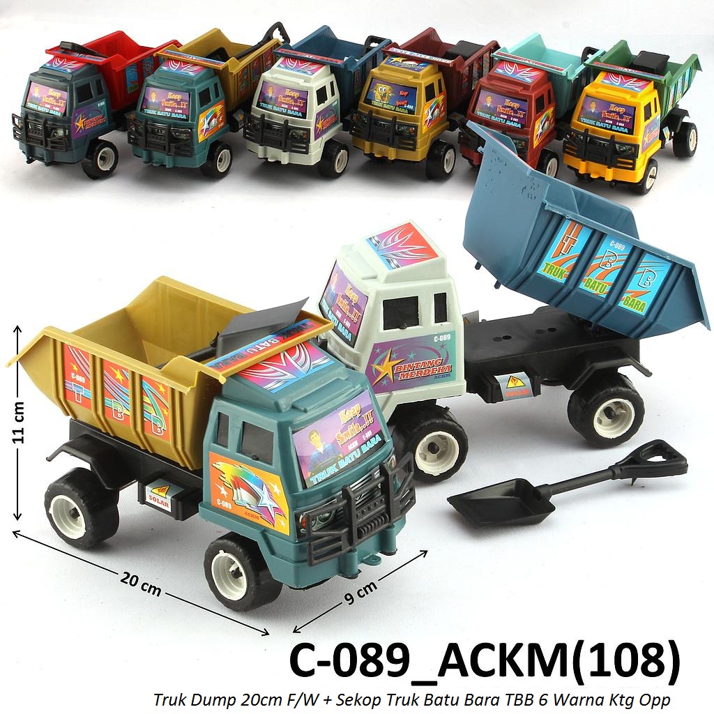 Truk Dump 20 cm F/W + Sekop Truk Batu Bara TBB Ktg Opp @96