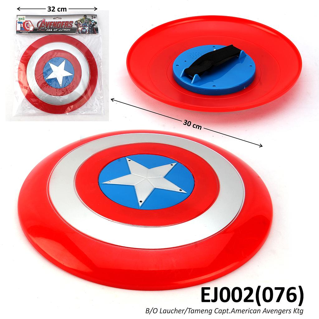 Tameng Captain America 30 cm B/O Suara Lampu Avengers Ktg Opp @96