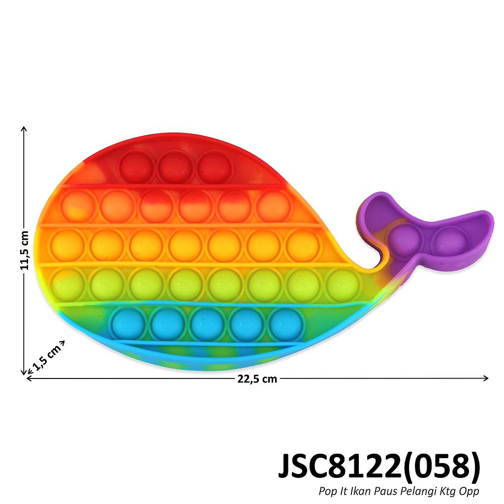 Pop It Ikan Paus Pelangi Ktg Opp @400
