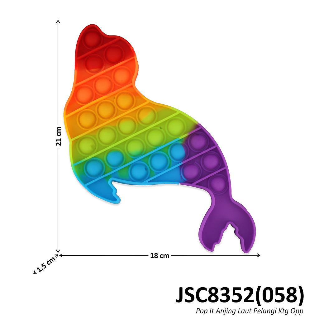 Pop It Anjing Laut Pelangi Ktg Opp @400