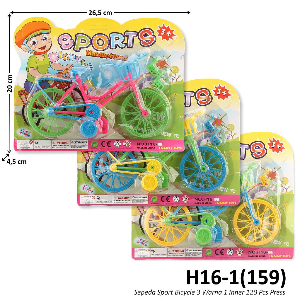 Sepeda Sport Bicycle 3 Warna 1 Inner 120 Pcs Press @240