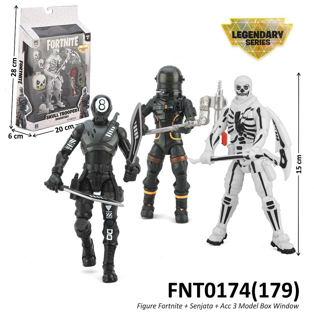Action Figure Fortnite Set Senjata dan Acc 3 Model Box Window @6