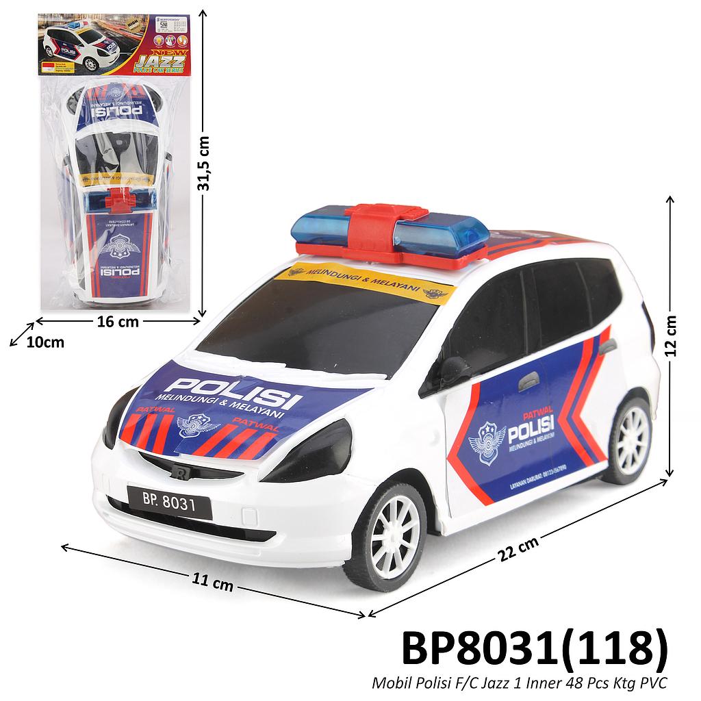 Mobil Polisi F/C Jazz 1 Inner 48 Pcs Ktg PVC @96