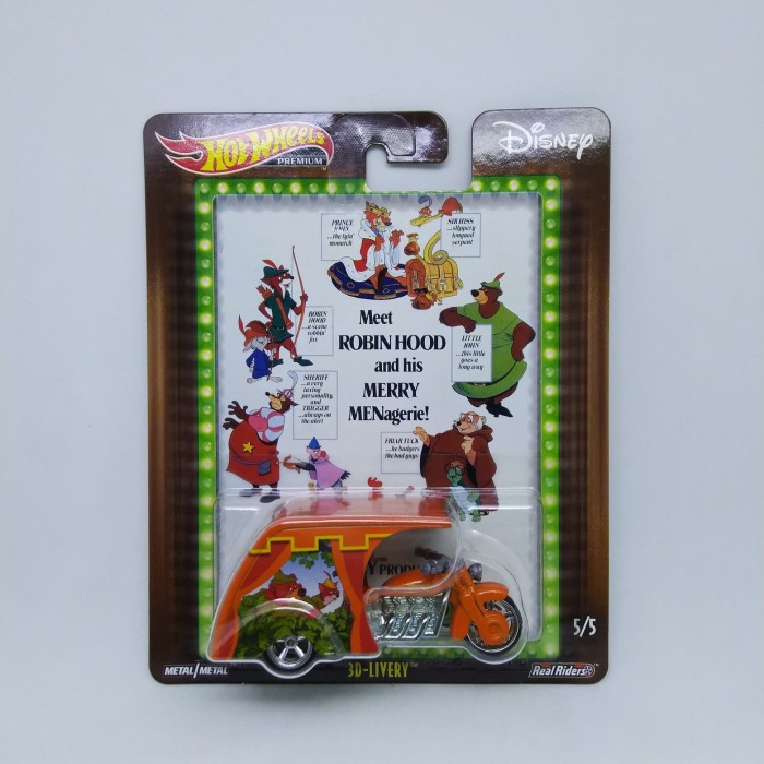 Hot Wheels Premium Disney Robin Hood 3D - Livery