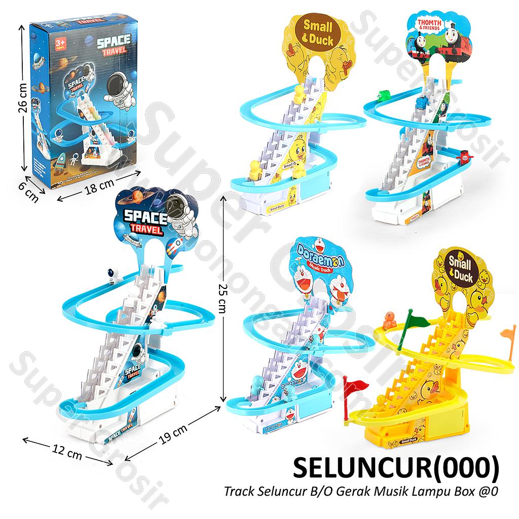 Track Seluncur B/O Gerak Musik Lampu Box @96