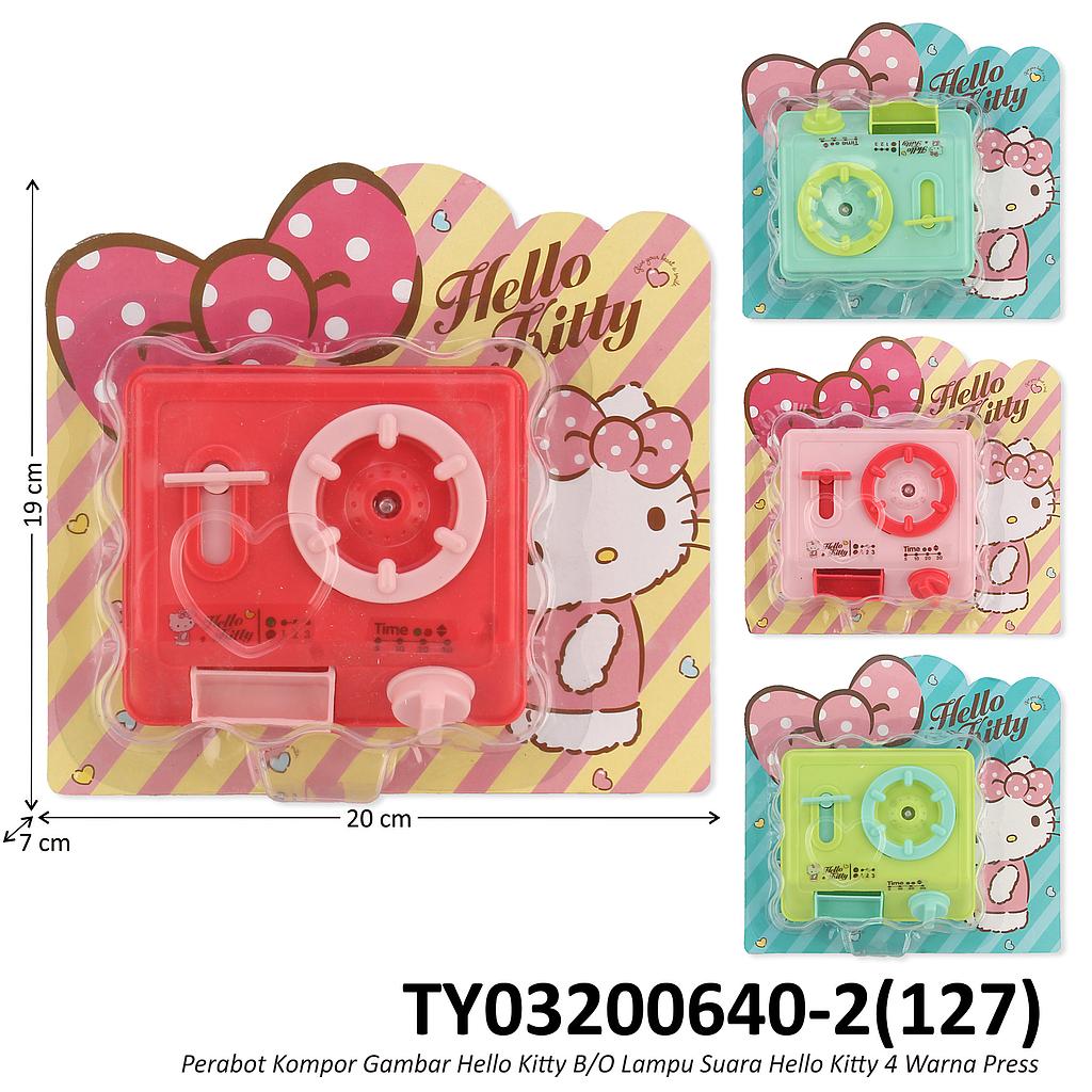 Perabot Kompor Gambar Hello Kitty B/O Suara Lampu Hello Kitty Press @72