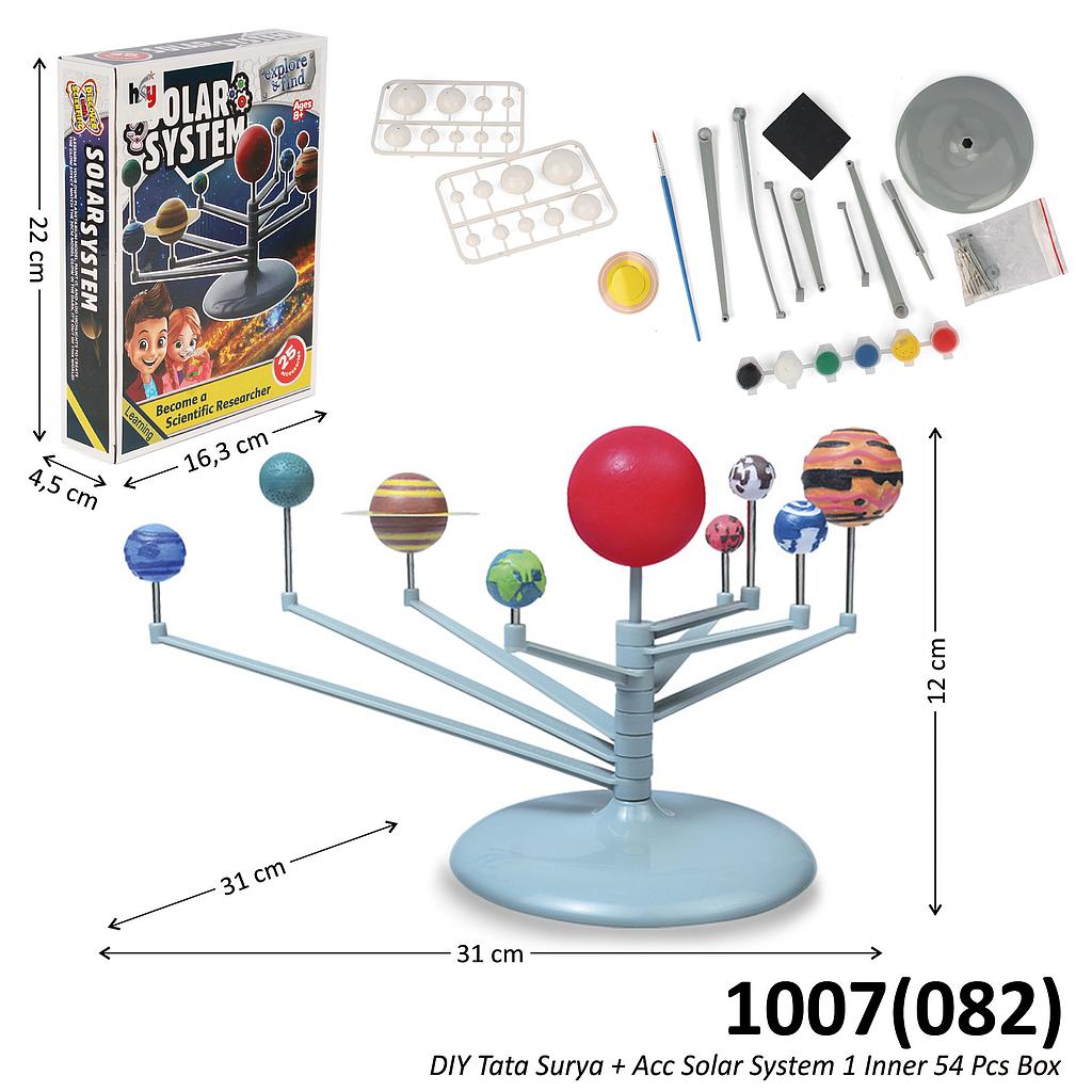 Mainan Edukasi Tata Surya Set Acc DIY Solar System 1 Inner 54 Pcs Box @108