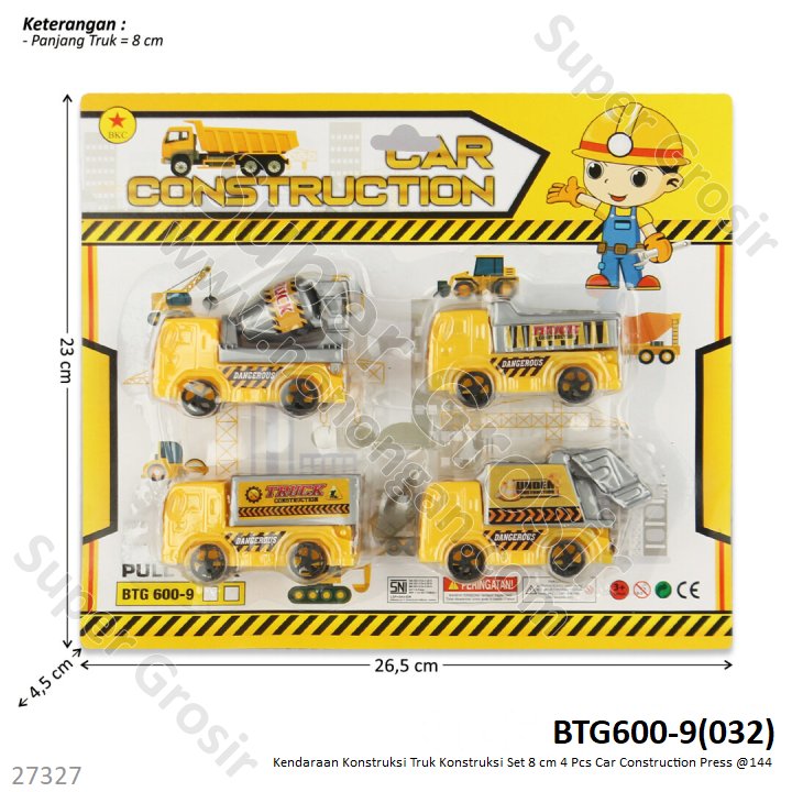 Truk Set 4 Pcs 8 cm P/B Press @144