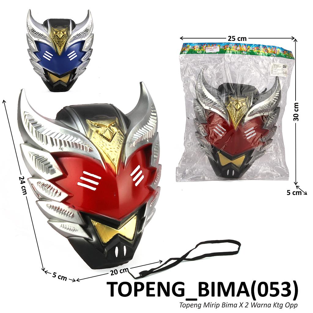 Topeng Bima Satria Garuda X 2 Warna Ktg Opp @400