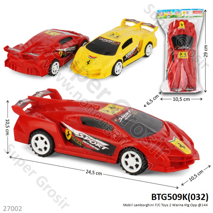 Mobil Sedan Lamborghini F/C 25 cm Toys 2 Warna Ktg Opp @144