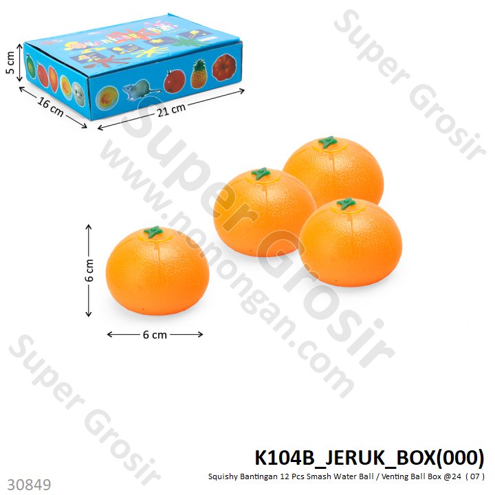 Squishy Bantingan 12 Pcs Smash Water Ball / Venting Ball Box @24