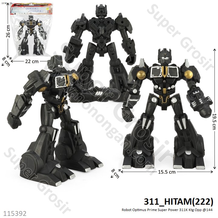 Robot Optimus Prime Super Power 311K Ktg Opp @144