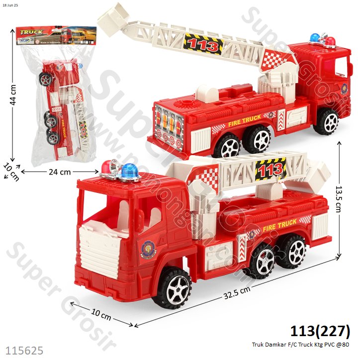 Truk Damkar F/C Truck Ktg PVC @80