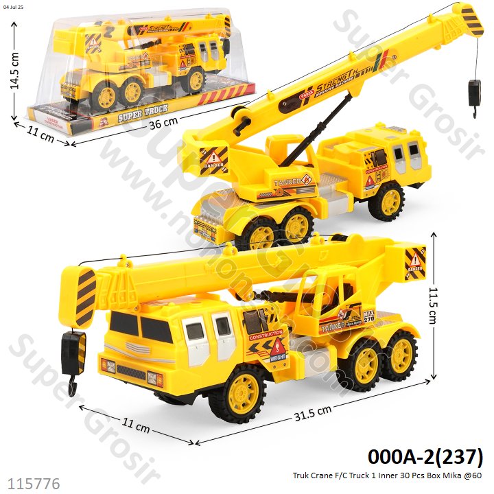 Truk Crane F/C Truck 1 Inner 30 Pcs Box Mika @60