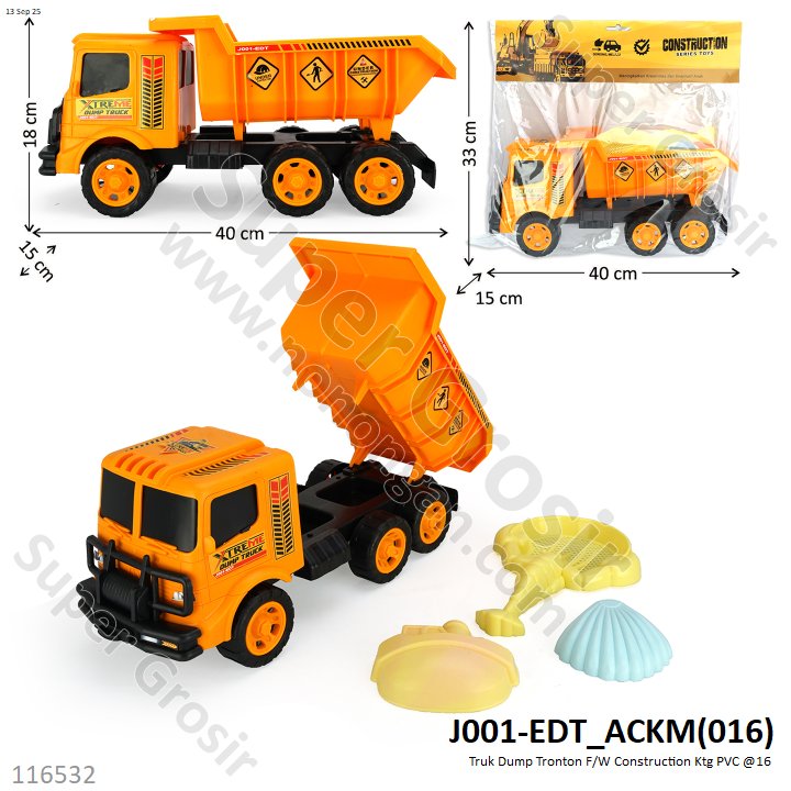 Truk Dump Tronton F/W Construction Ktg PVC @16