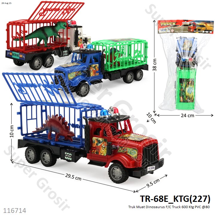 Truk Muat Dinosaurus F/C Truck 600 Ktg PVC @80
