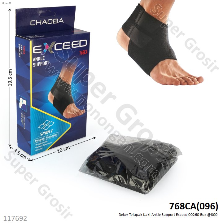 Deker Telapak Kaki Ankle Support Exceed 00260 Box @300
