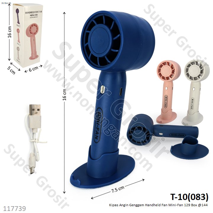 Kipas Angin Genggam Handheld Fan Box @100