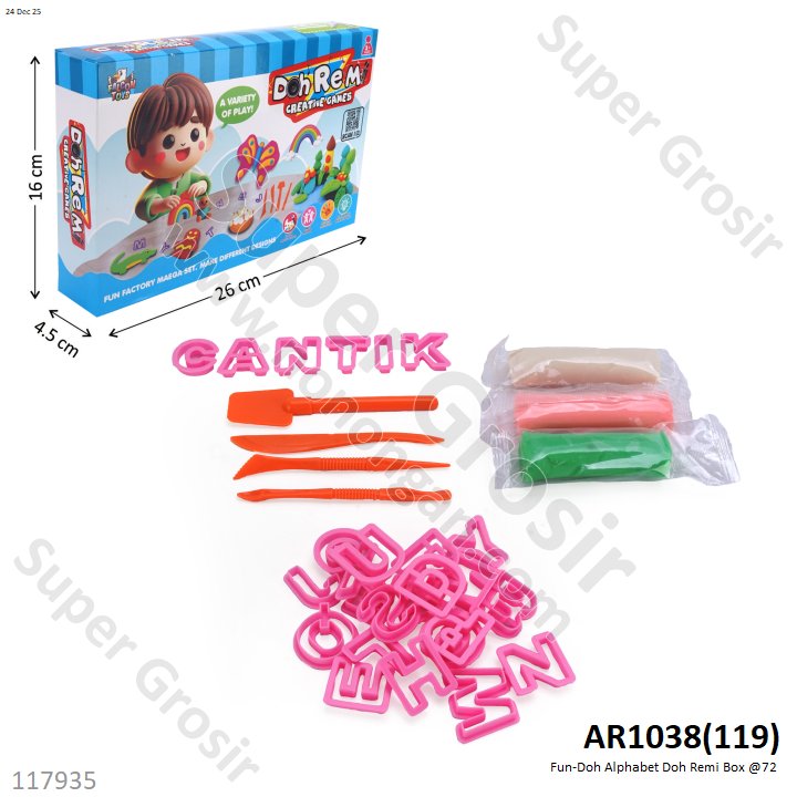Fun-Doh Alphabet Doh Remi Box @72